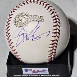 SCOTT PODSEDNIK SIGNED WORLD SERIES BALL!