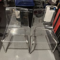 2 Acrylic Chairs
