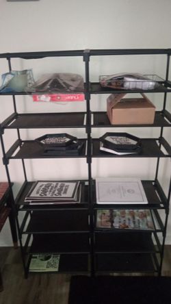 Shelving tier aluminum/ metal (Black)