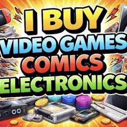 Buying Games, Comics, Electronics.
