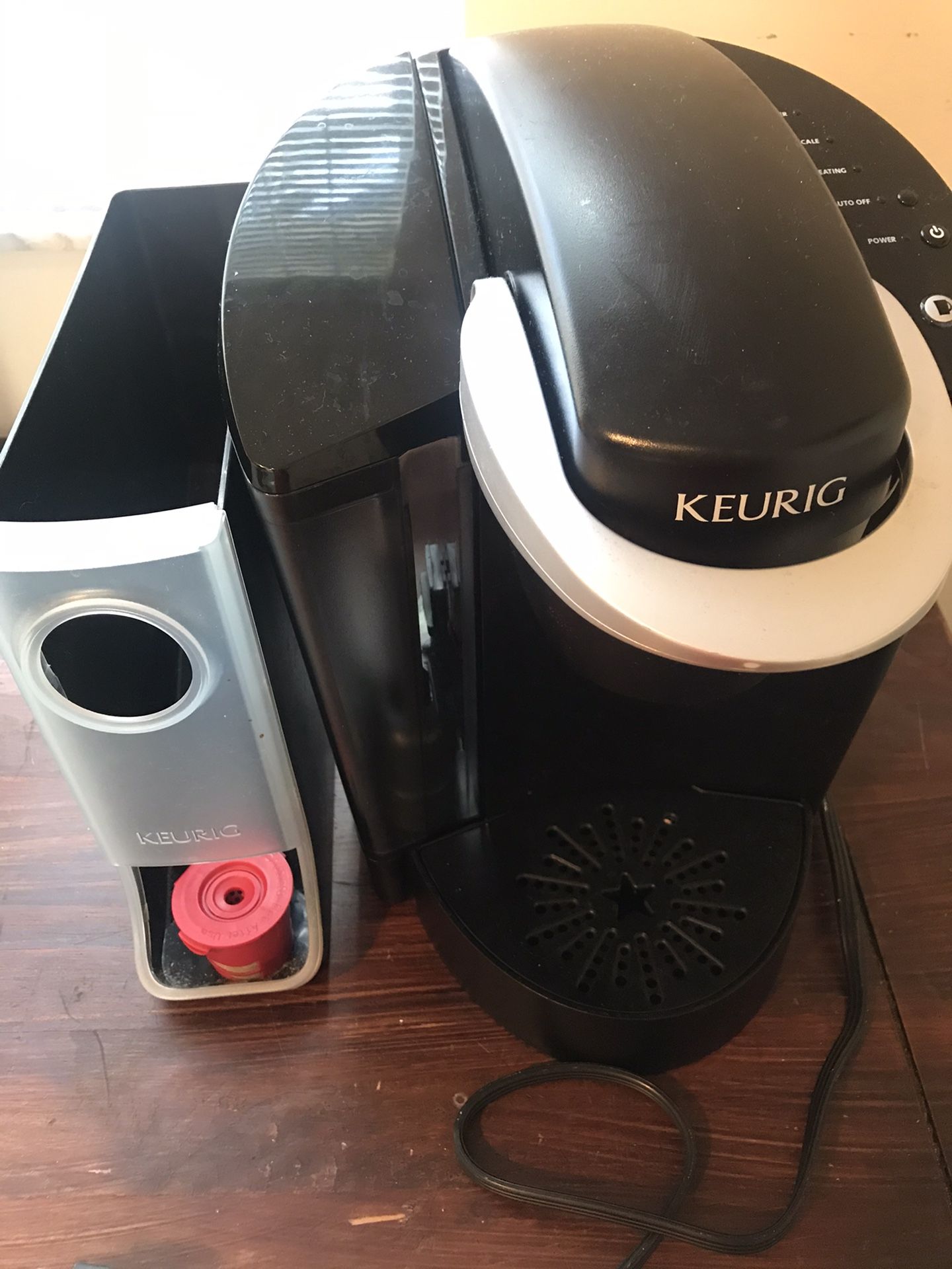 Keurig Coffee Maker & Storage Container