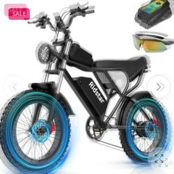 Ridstar® Q20 1500W Fat Tire Electric Mountain Motorcycles