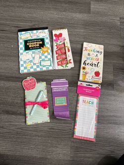 NEW Teacher notepads and coupons