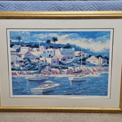 Very Rare Framed Original Color Print Hand signed & Numbered 469/850 By The Artist 