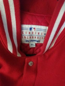Mlb official red detroit jacket size 4x great condition worn 5 times max