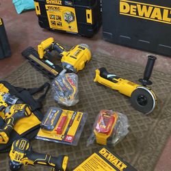 New tools, in good condition.  Prices vary, ranging from $129 to   $549 dollars.  There is a one month warranty , the money is not returned, only cred