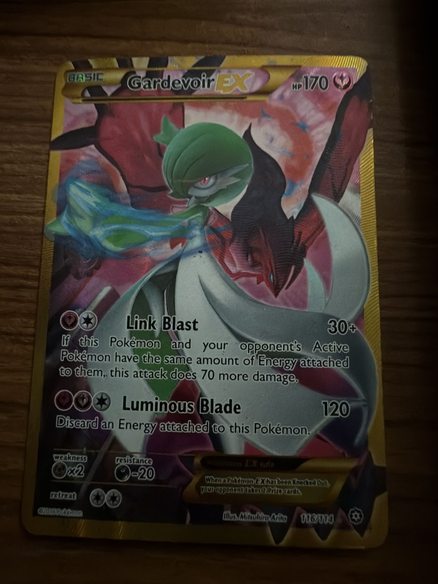 2016 Gradevoir EX(secret rare + scratchy)