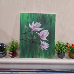 Painting "Pink Flowers"