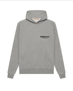 Fear of God Essentials Hoodie 'Dark Oatmeal size small Unisex