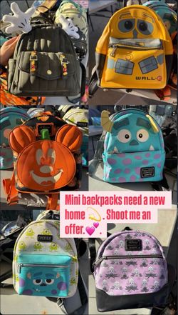 Disney Loungefly Mini Backpacks