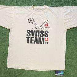 Vintage 1990s Swiss Team World Cup soccer team