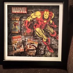 Marvel Iron Man Wall Art - Red and Yellow