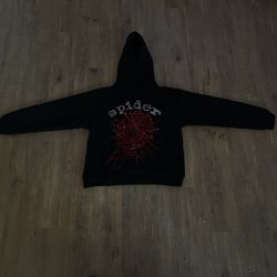 Rhinestone Spider Hoodie