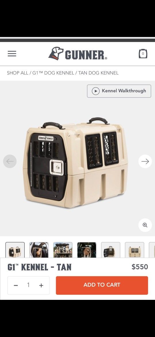 Gunner Kennel Small