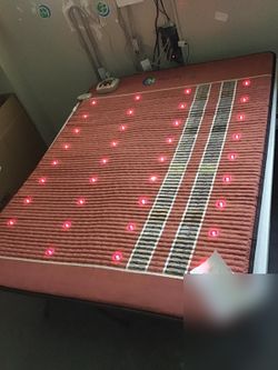 HealthyLine Queen-Size PEMF Infrared Gemstone Therapy Mat - Photon Light