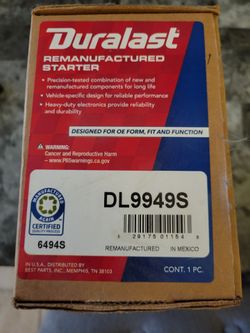 Starter for tahoe