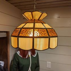Vintage Bohemian Style Swag Lamp 