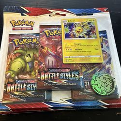 Pokémon Battle Styles 3 Pack Blister Jolteon