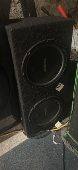 Rockford Fosgate Dual Subwoofer Box
