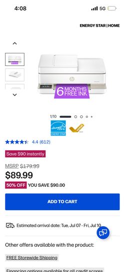 Hp envy 6455e