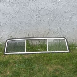Rear Window Frame w/ Glass Just The Middle Window Is Missing