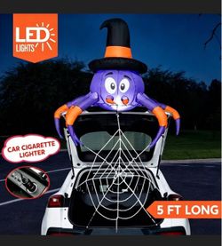 Trunk or Treat Halloween Inflatable Spider Decoration