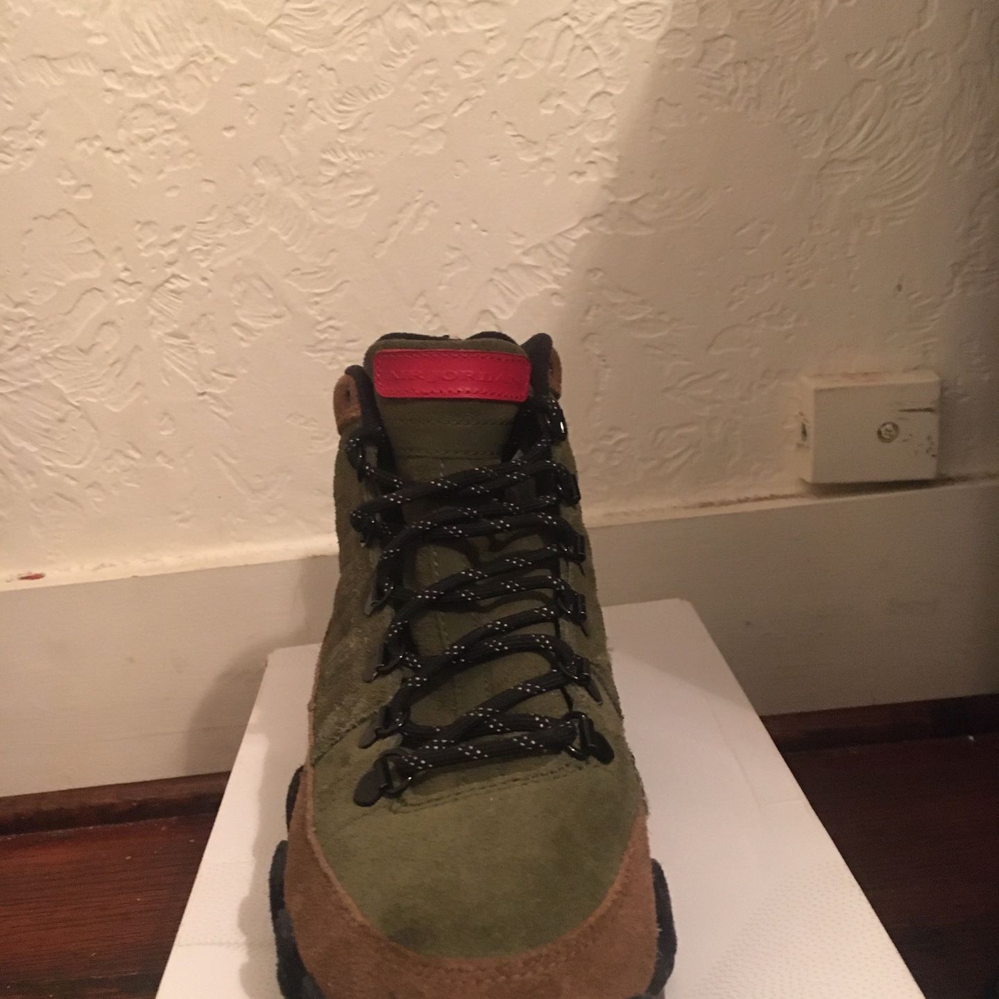 Army Color Air Jordan Boots