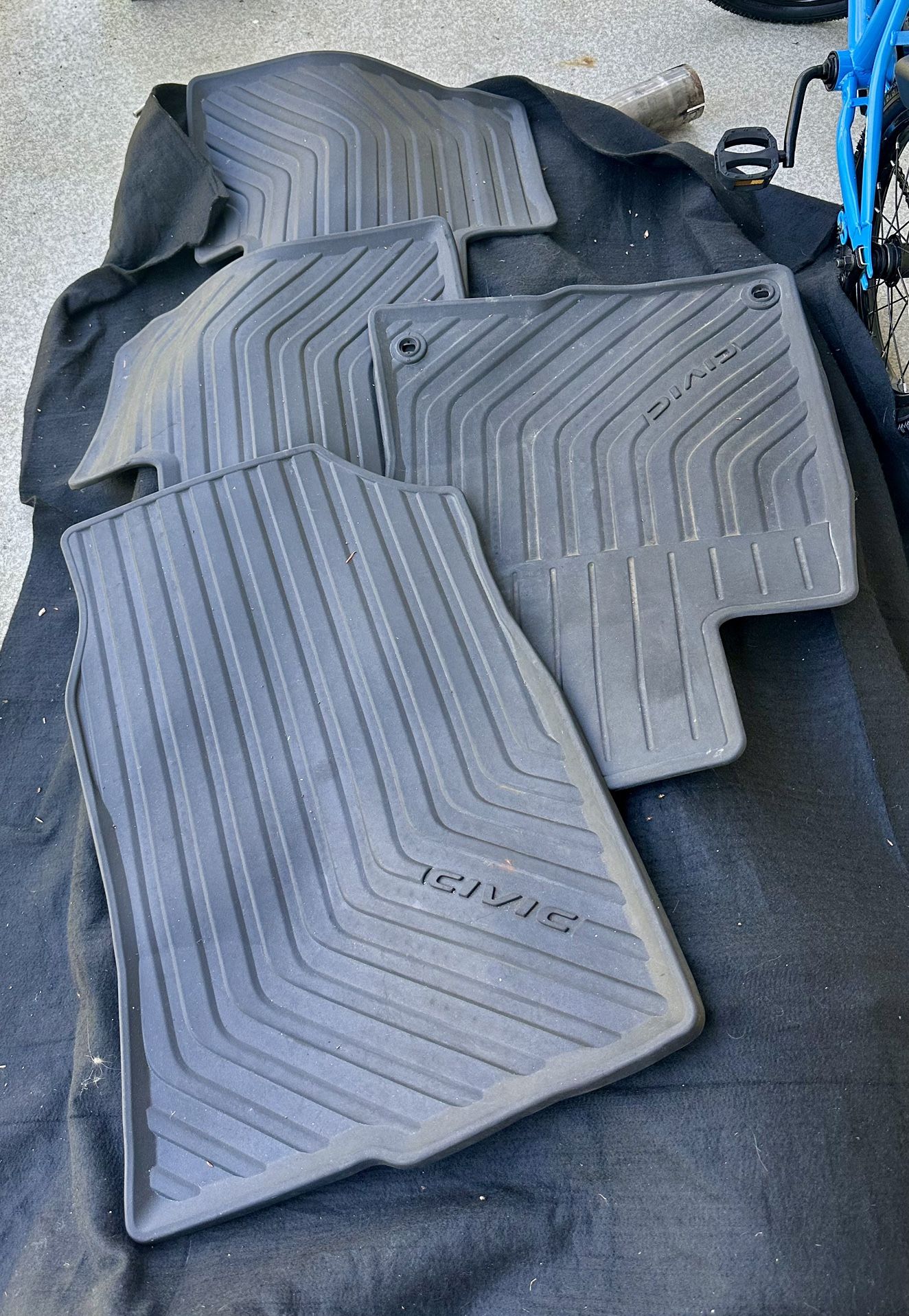17-21 Honda Civic Fk8/Fk7 Hatchback All Season Floor Mats