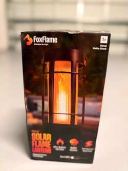 Fox flame solar lantern