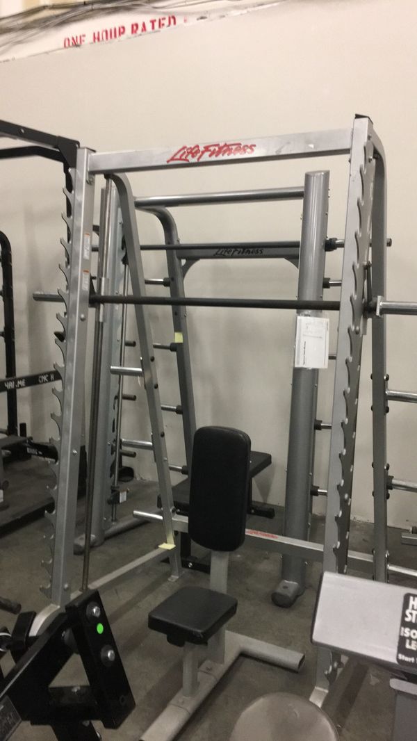 Life fitness smith machine for Sale in Raleigh, NC OfferUp