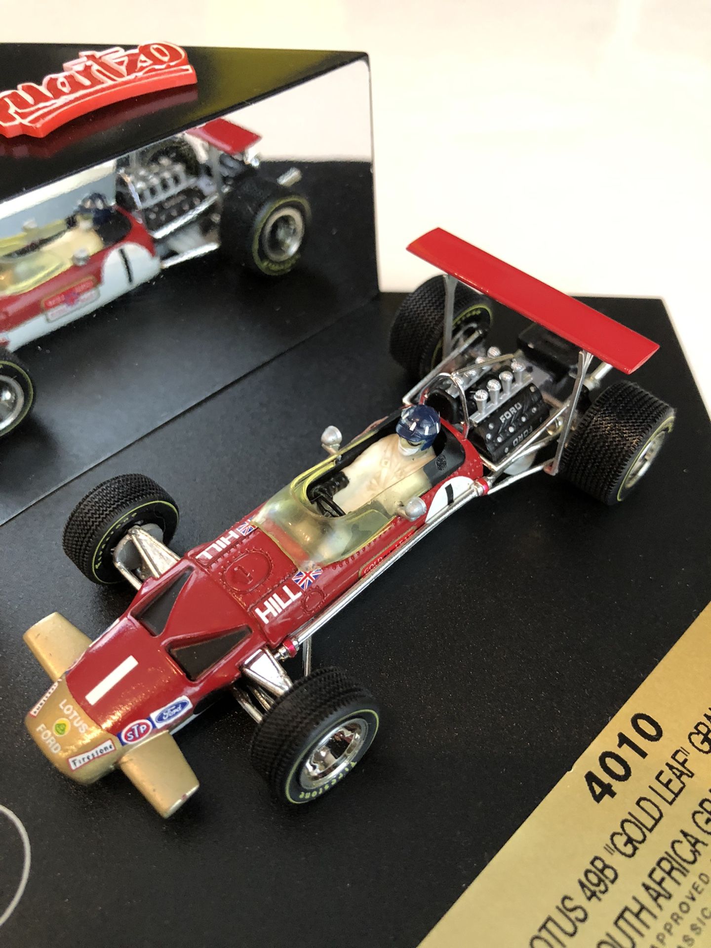Quartzo 1/43 Scale Collector Diecast Collector 4010 Lotus 49B Gold