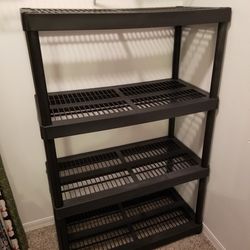 Black Freestanding Shelves For Storage