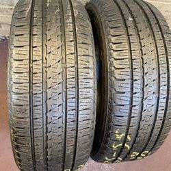 Set of 2 nice tires 235/55/18 ( We Install & Balance)