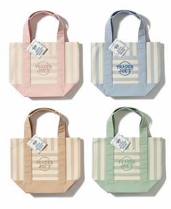 Trader Joe’s mini stripe’s totes $8 each