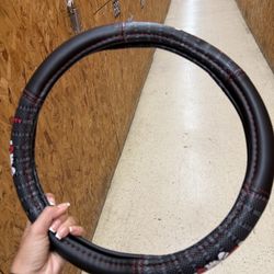 Hello Kitty Character Print Steering Wheel Cover