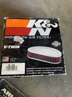 K&n air filter motorcycle