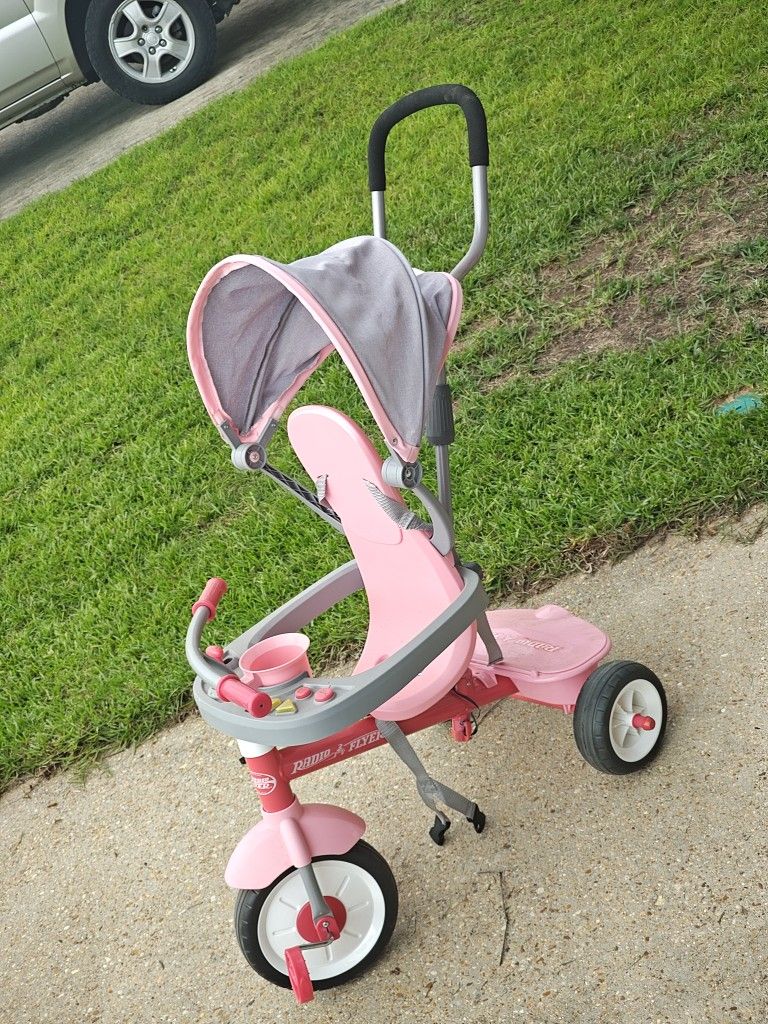 Pink Radio Flyer Tricycle 4 In 1
