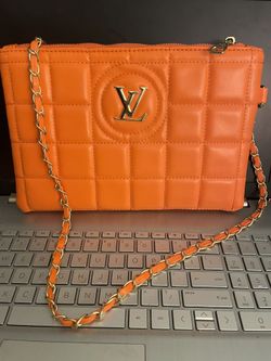 Orange Shoulder Purse