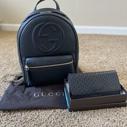 Gucci Soho Backpack & Wallet 
