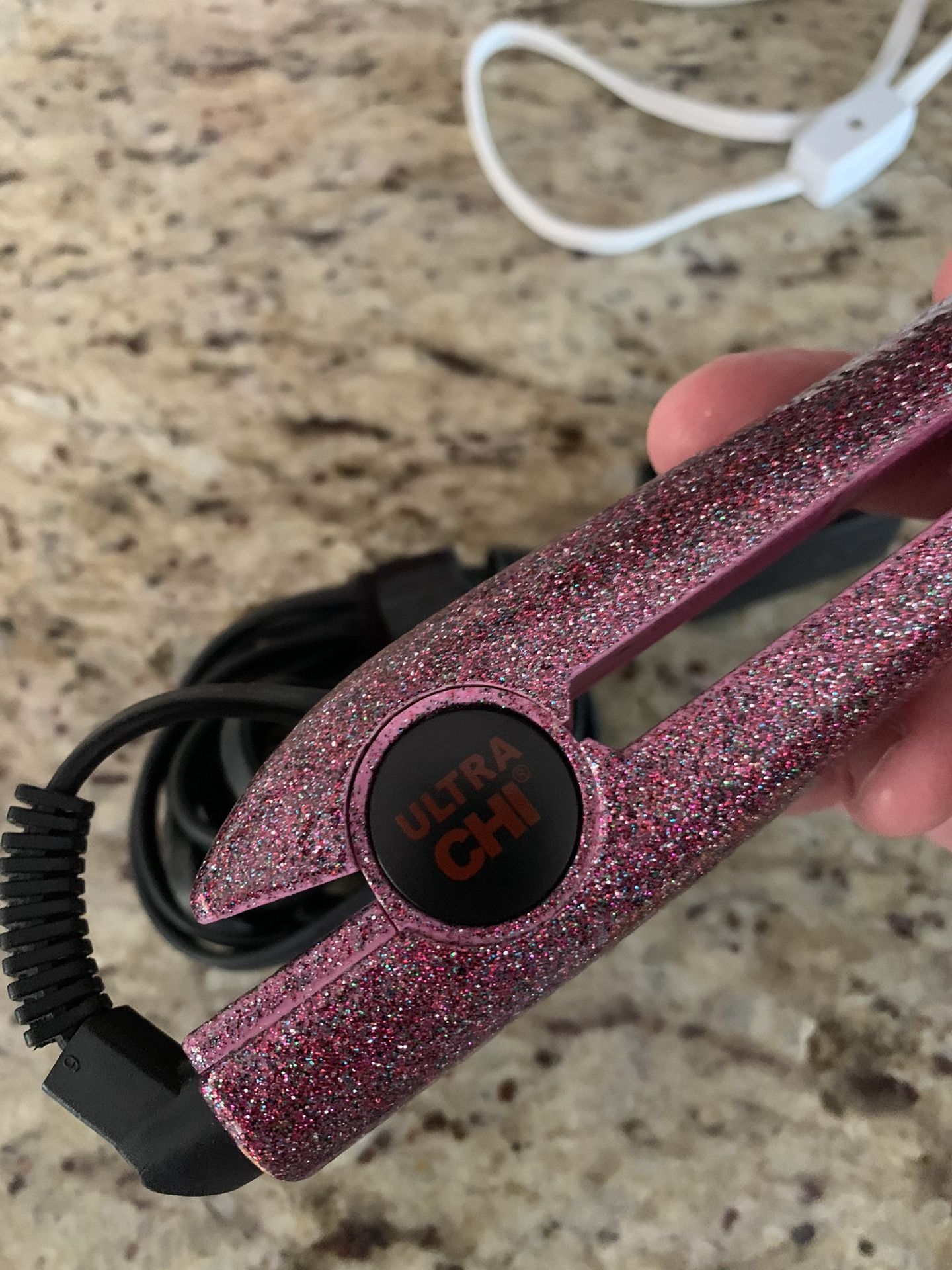 Pink sparkle hotsell chi hair straightener