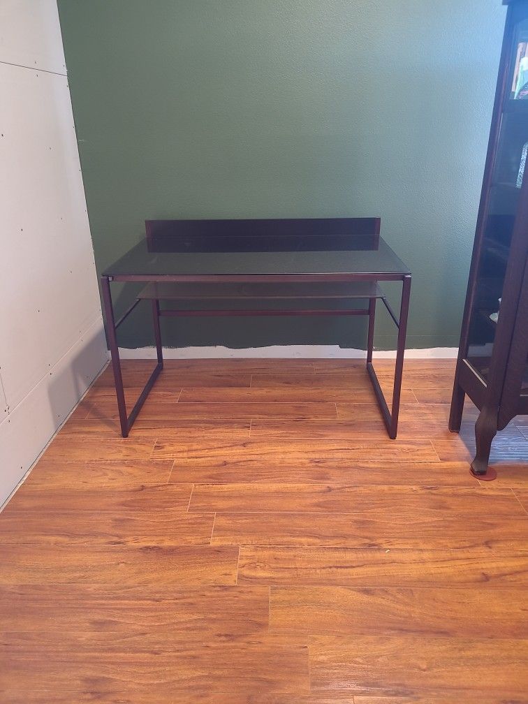 Glass Top Office Table