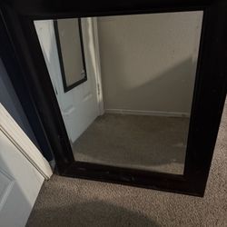 black frame mirror 