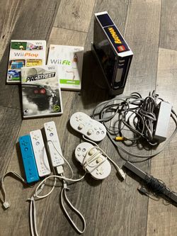 Wii Bundle with Multiple Games Downloaded Already