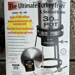 Used 1 Time/ 30 Quart Turkey/ Seafood Fryer 