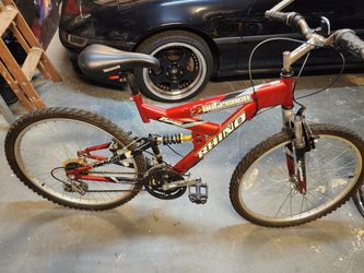 Rhino full suspension mountain bike hotsell