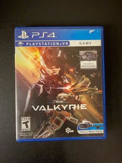 Eve: Valkyrie - PlayStation VR (PlayStation 4, 2016) No Manual