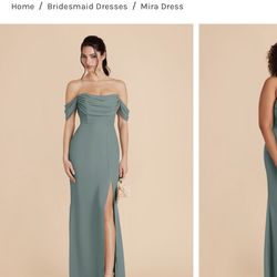Burst Grey Mira Chiffon Dress