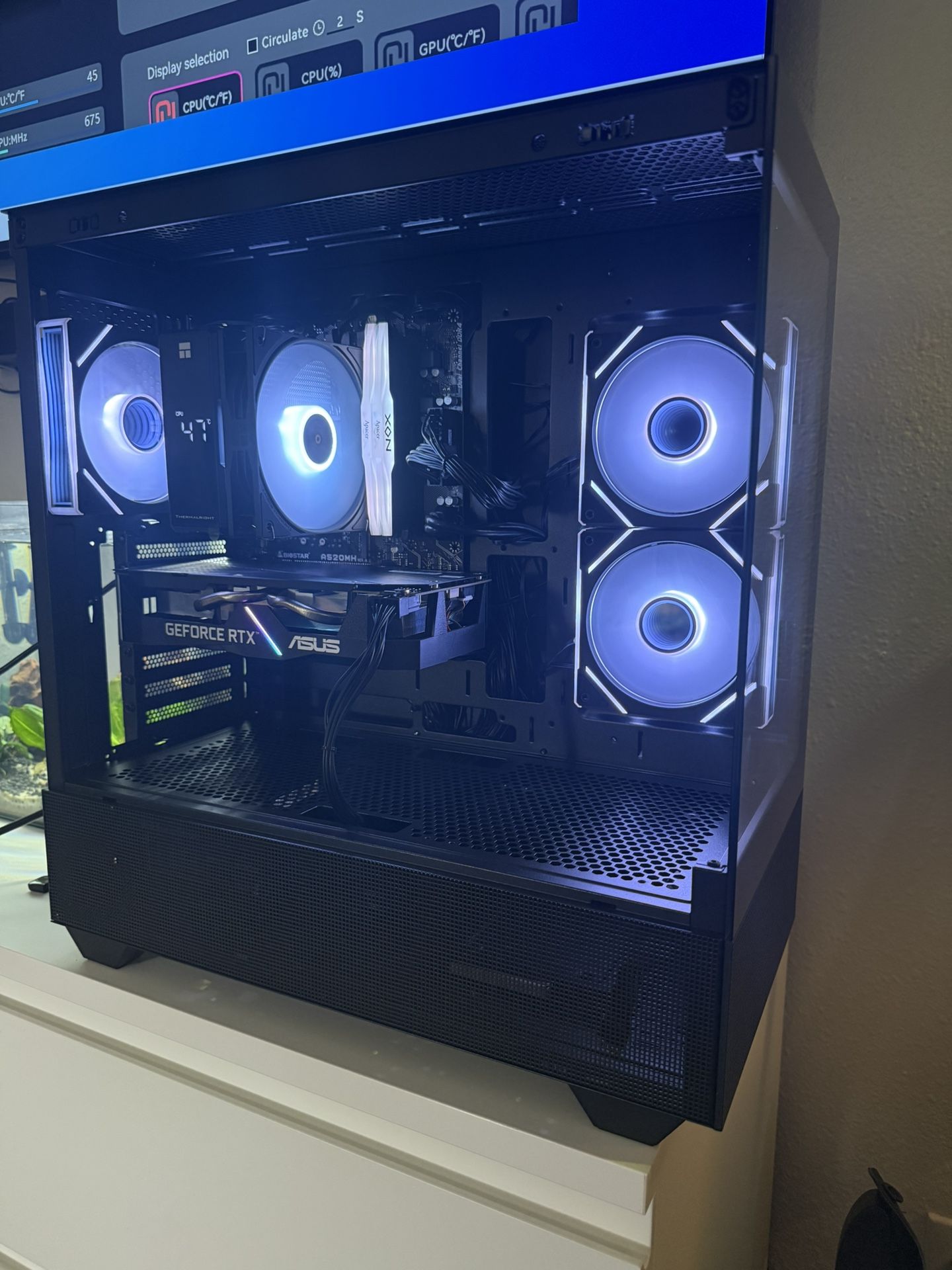 Black Gaming Pc Computer Desktop RTX