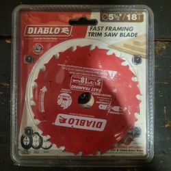 Diablo 5 1/2" 18T Carbide Replacement Skill Saw Blade