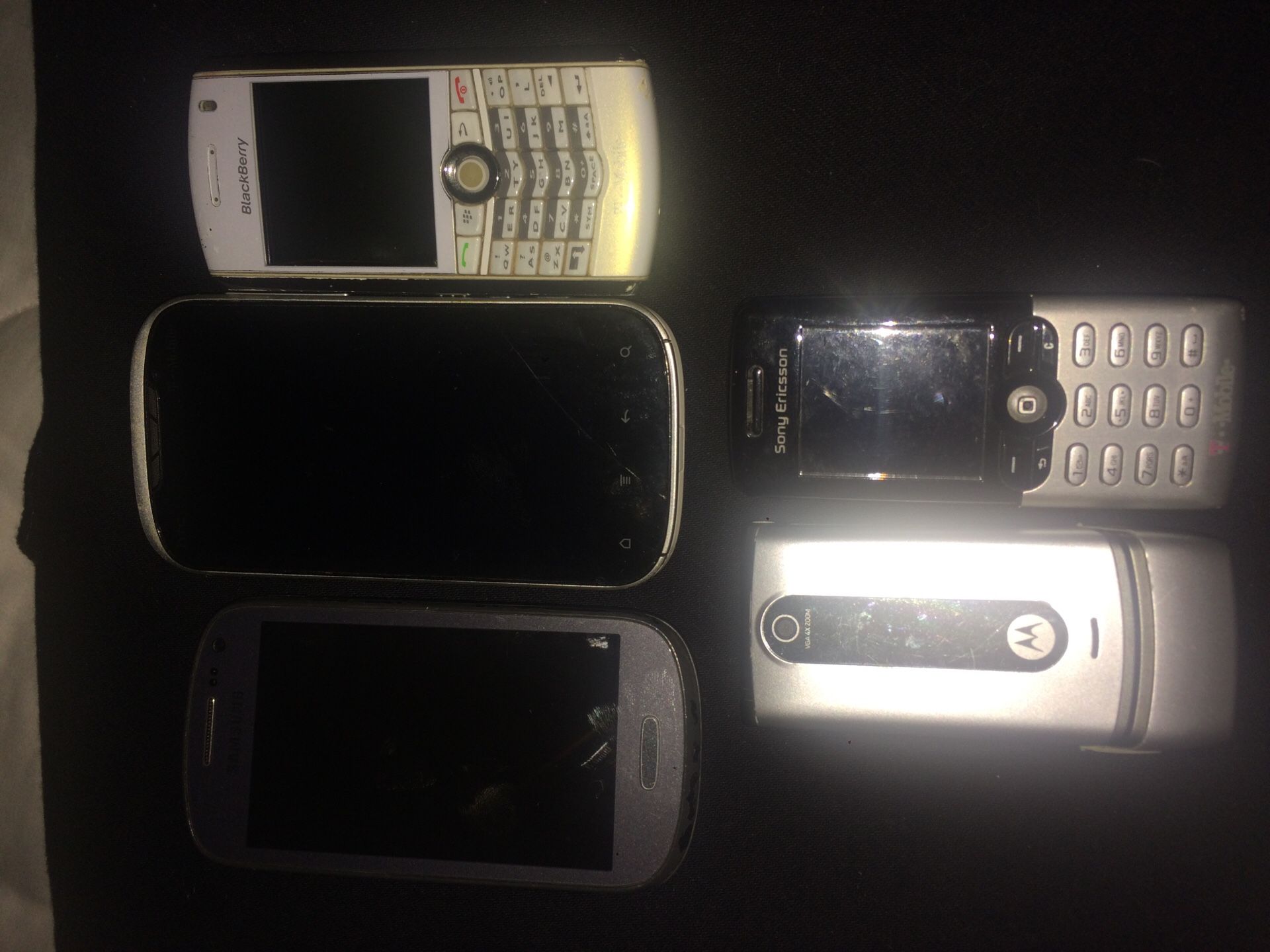 Samsung Galaxy, htc, blackberry, motorola, sony ericsson